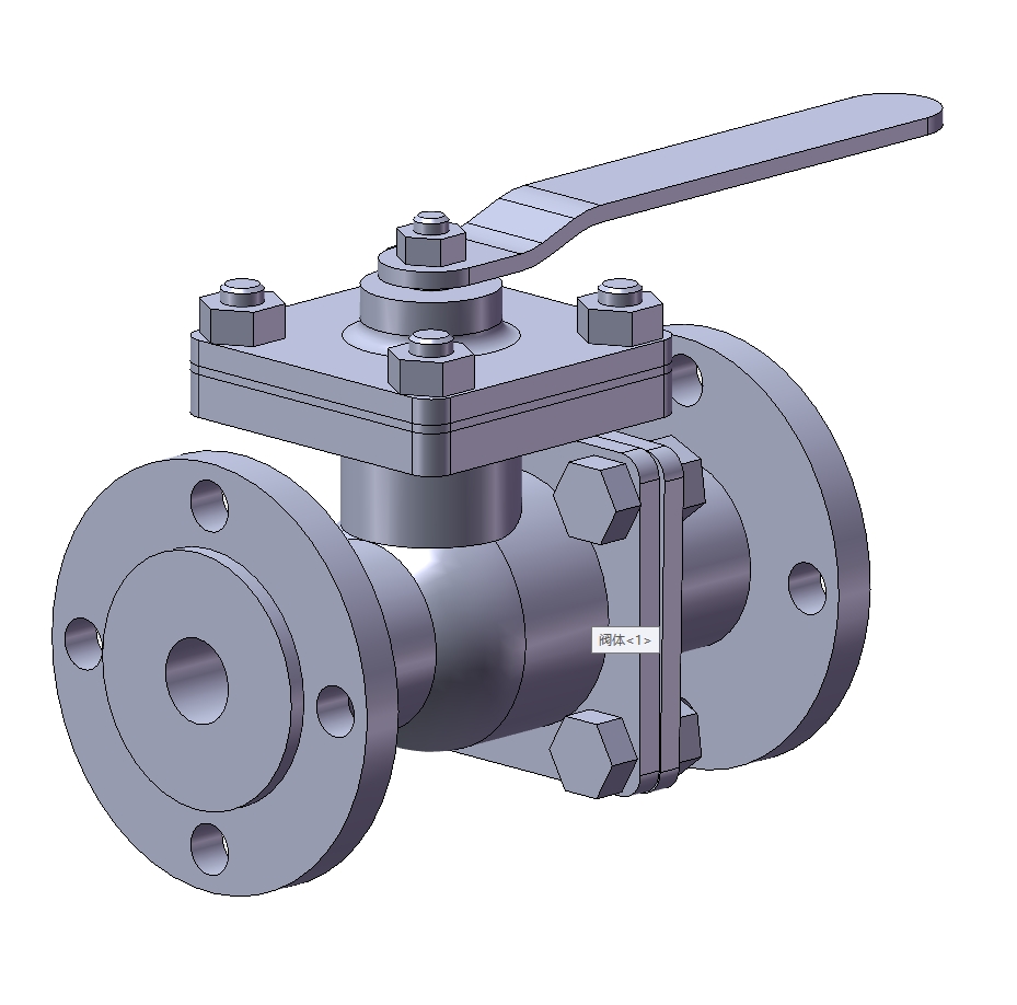 基于solidworks球阀参数化设计三维SW2008带参+CAD+说明书