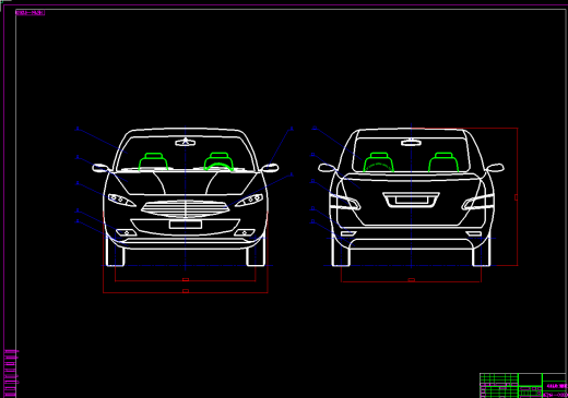 HG7164乘用车总体设计（CAD图+说明书）缩略图
