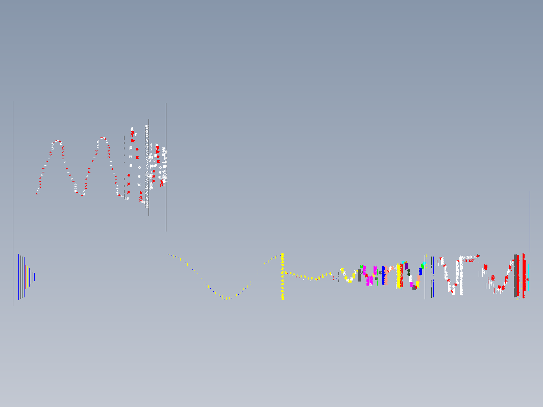 CAD画的风水盘，八卦罗盘