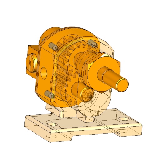 齿轮油泵泵体工艺及2-φ7孔加工夹具设计三维Creo8.0+CAD+说明缩略图