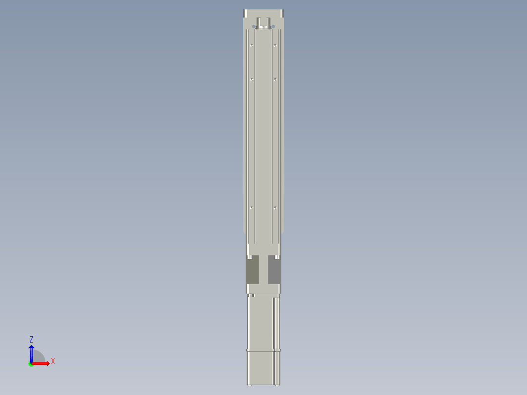 C25-150-1210-D-T100W-L紧凑型电动缸 导轨导向推杆 缸径25mm