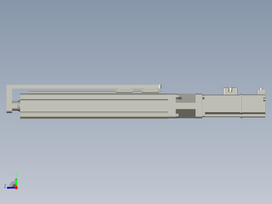 C25-150-1210-D-T100W-L紧凑型电动缸 导轨导向推杆 缸径25mm