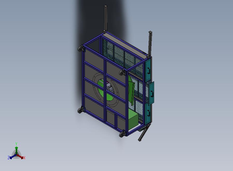 吸风除尘工作台