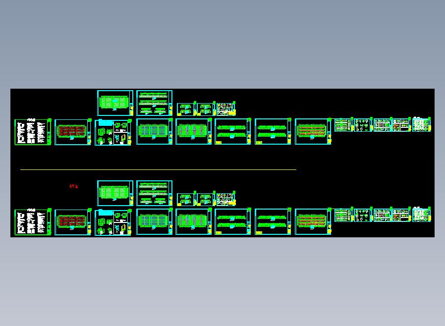 某公司63×180厂房工程CAD