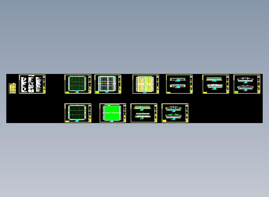 某公司钢结构原料库CAD