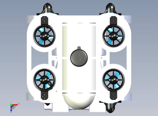 ROV 水下机器人无人遥控潜水器俯视缩略图