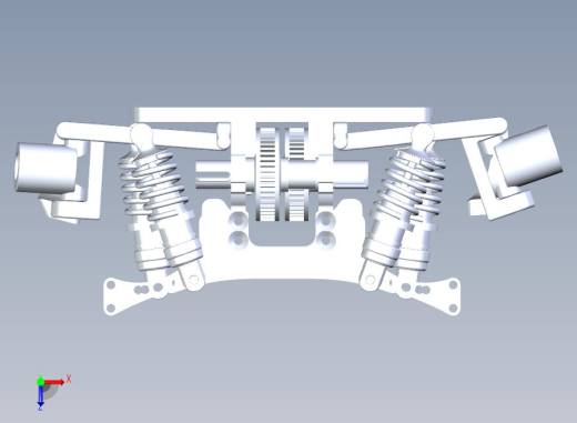 xray-t2009 RC遥控车底盘俯视缩略图