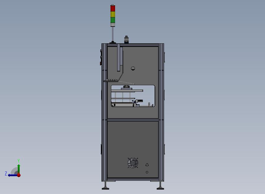 ICT自动测试机3d模型设计结构图 PCB测试