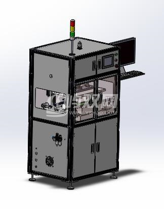 ICT自动测试机3d模型设计结构图 PCB测试