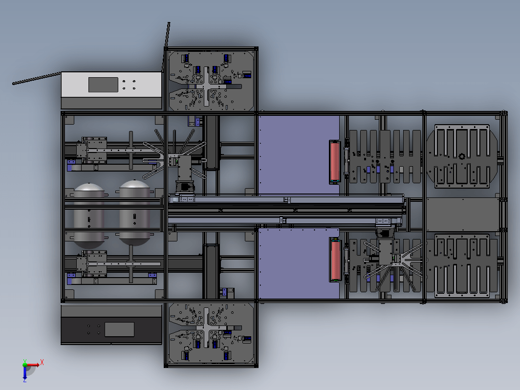 液晶行业面板的取放料，盒盖panel