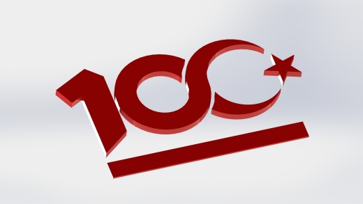 100-YIL标志logo