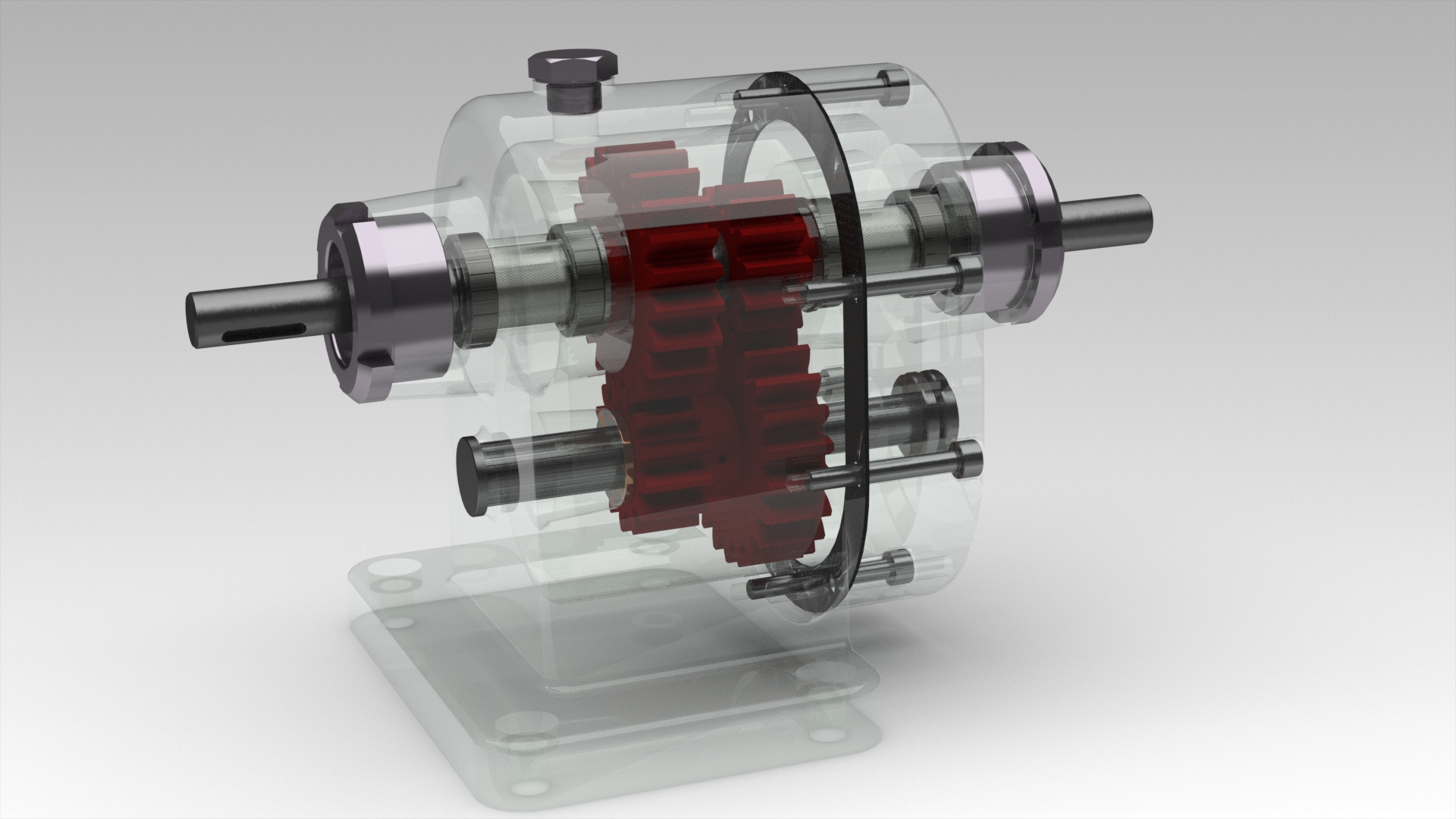 gearbox垂直直齿轮箱