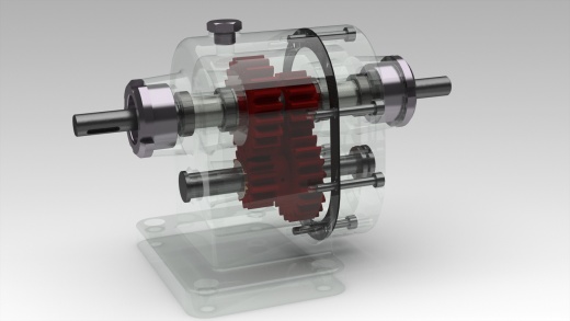 gearbox垂直直齿轮箱缩略图