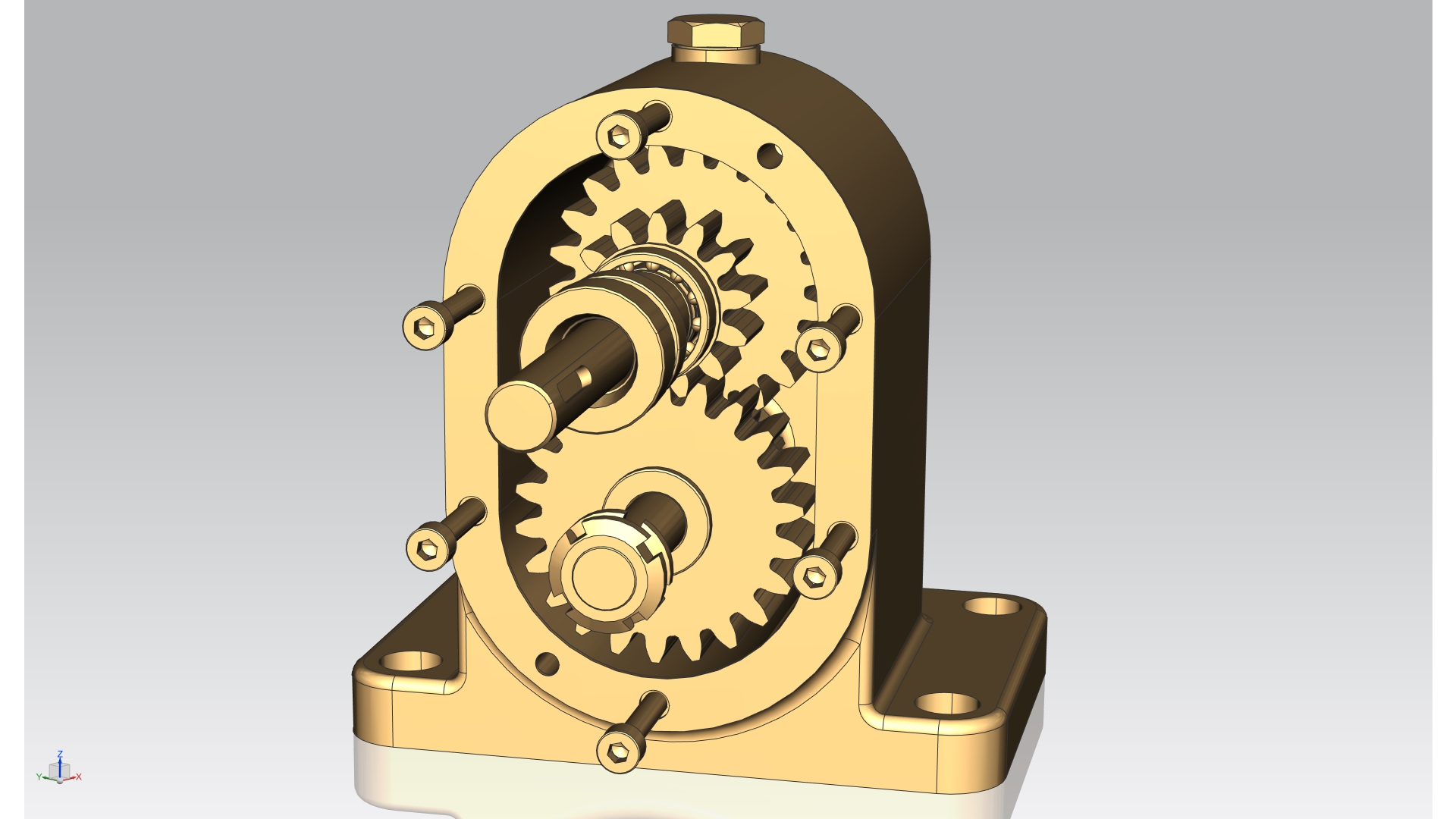 gearbox垂直直齿轮箱