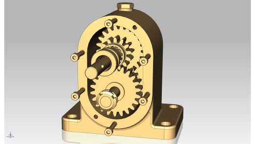 gearbox垂直直齿轮箱缩略图