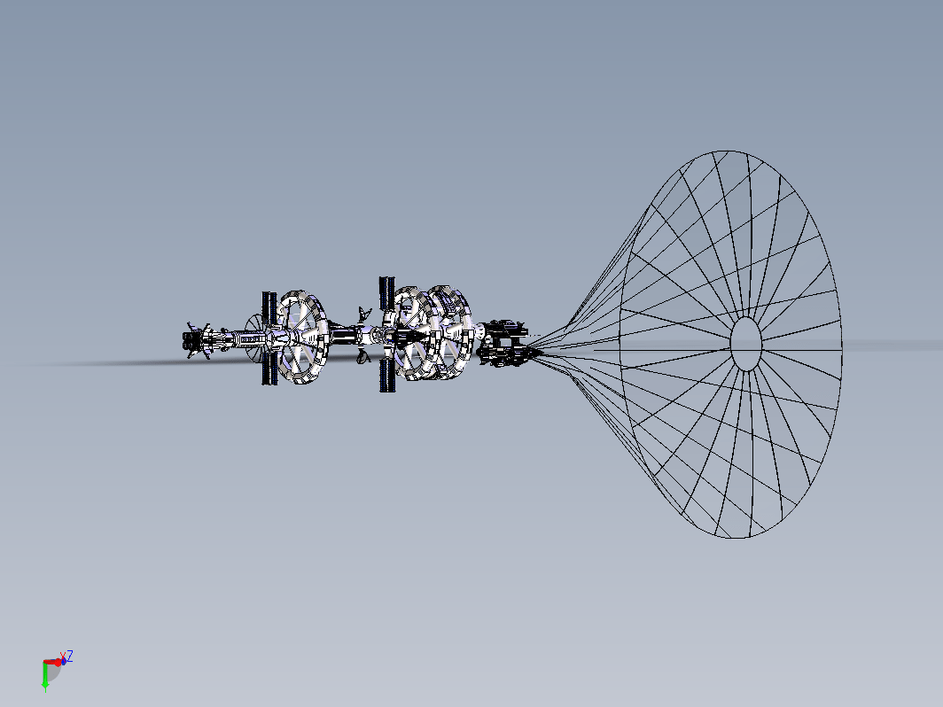 科幻宇宙时空飞船