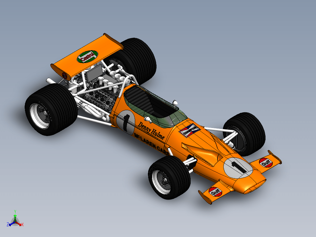 McLaren M7A方程式赛车