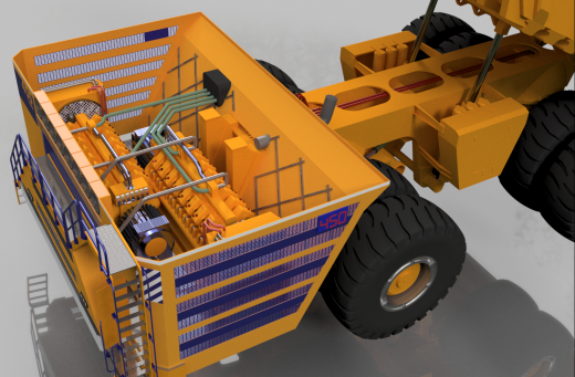 自卸卡车翻斗车 Belaz 75710缩略图