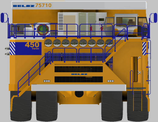 自卸卡车翻斗车 Belaz 75710缩略图