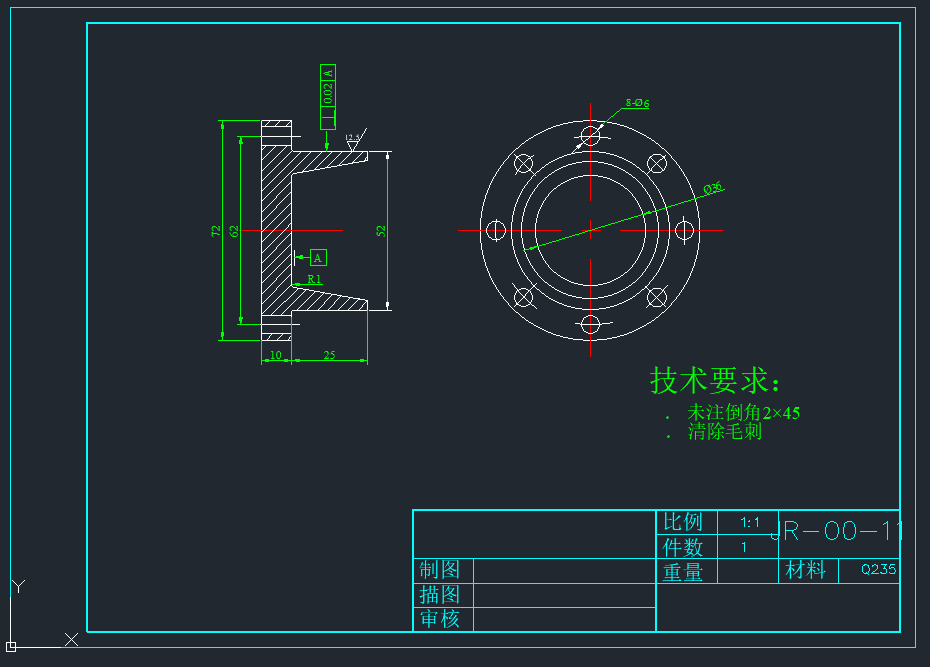 超市专用绞肉机二维模型设计（CAD+说明书）