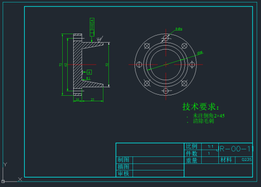 超市专用绞肉机二维模型设计（CAD+说明书）缩略图