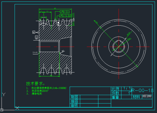 超市专用绞肉机二维模型设计（CAD+说明书）缩略图
