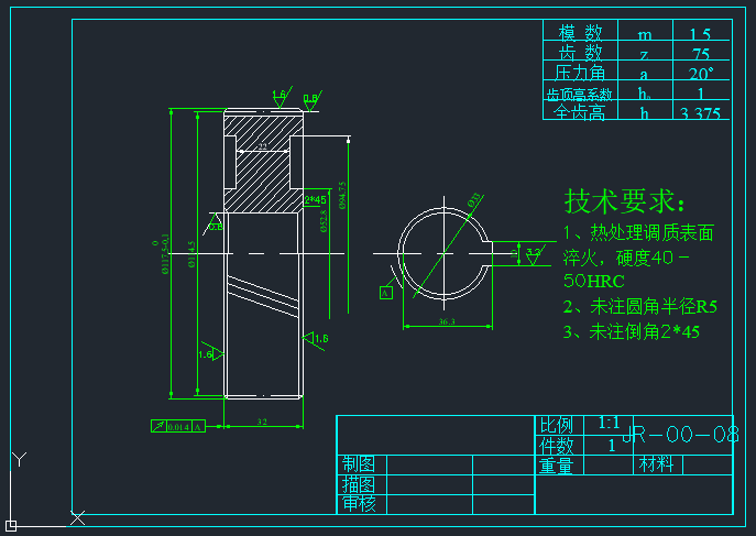 超市专用绞肉机二维模型设计（CAD+说明书）