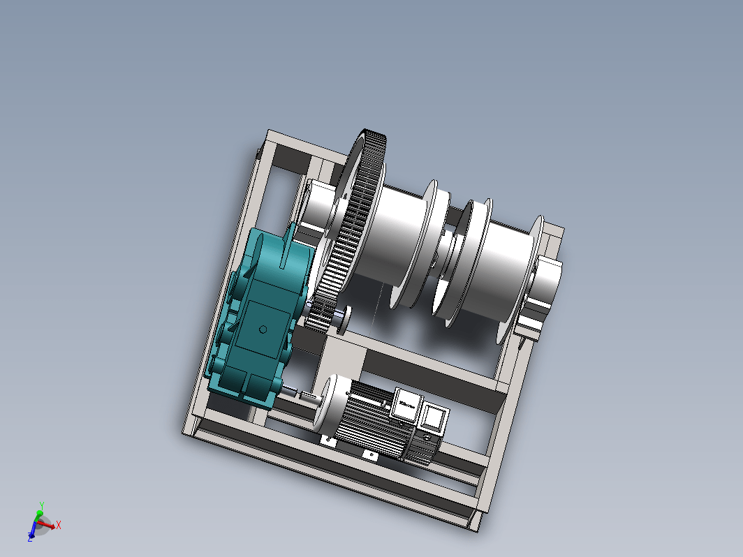 卷扬机3D模型