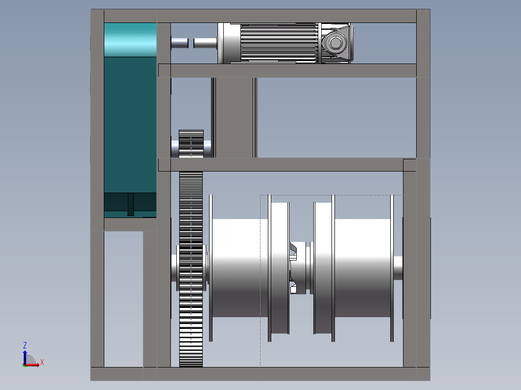 卷扬机3D模型