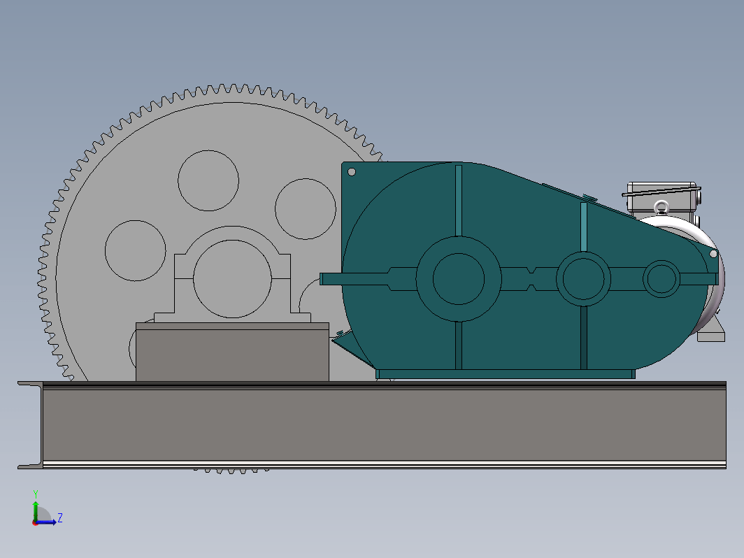 卷扬机3D模型