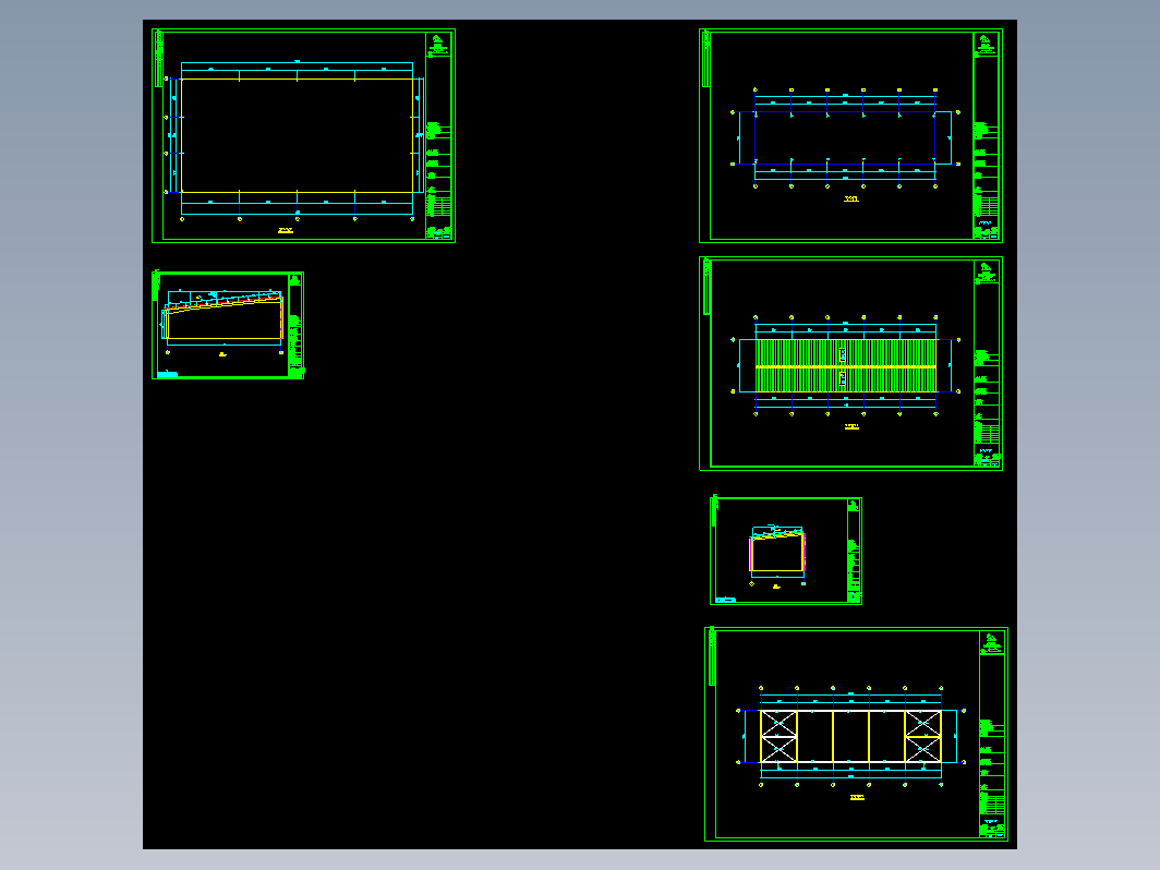 某公司钢结构彩钢CAD