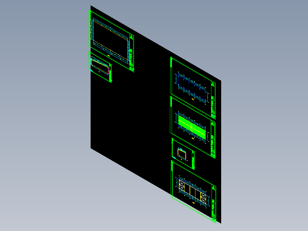 某公司钢结构彩钢CAD