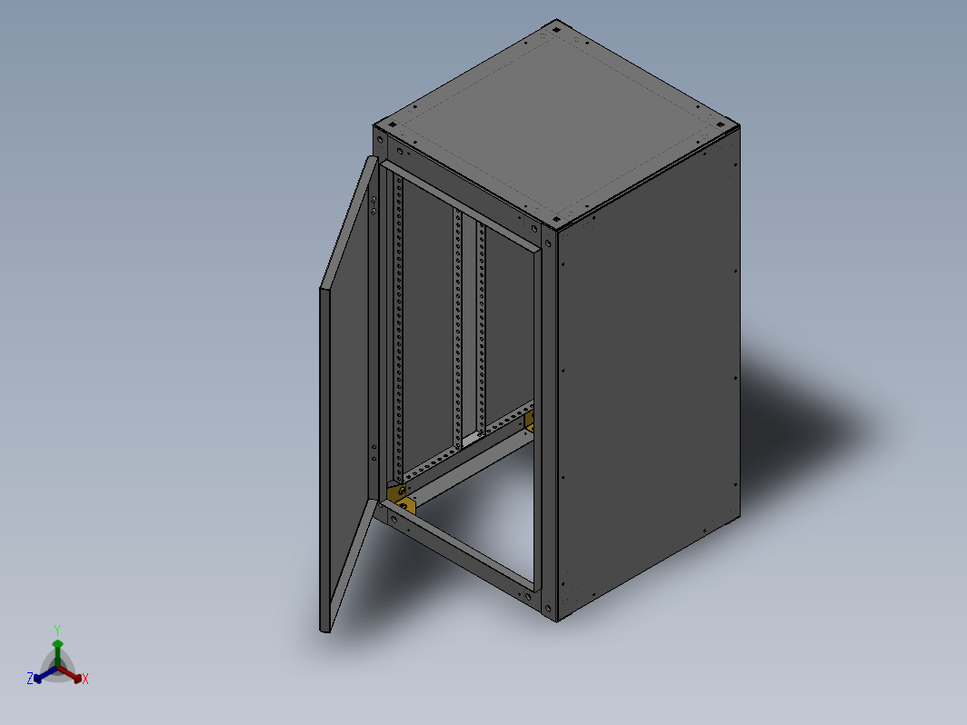 电控箱模型。 (2)