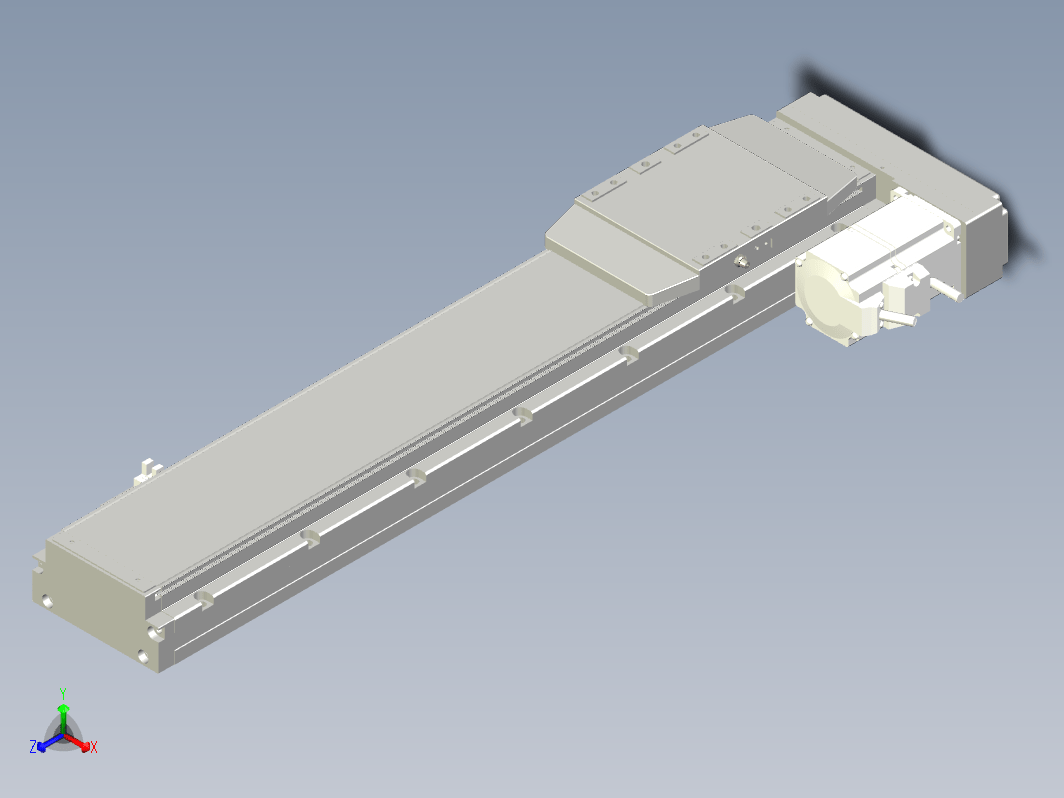 轨道内嵌式螺杆滑台KGH12-450-BR-400W-C4