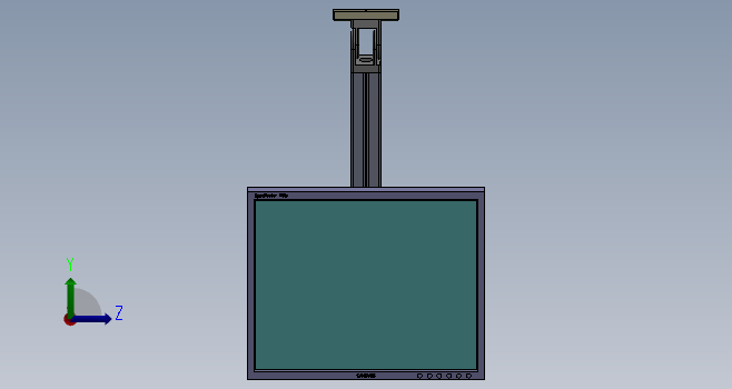 F0311-电脑显示器支架模型