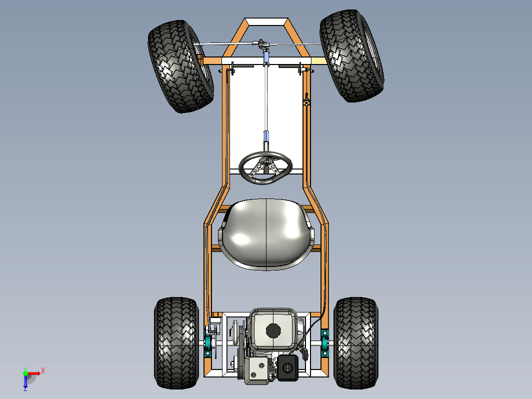 Big Wheel Go Kart 卡丁车结构