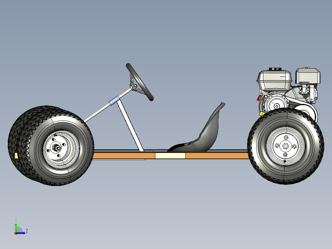 Big Wheel Go Kart 卡丁车结构