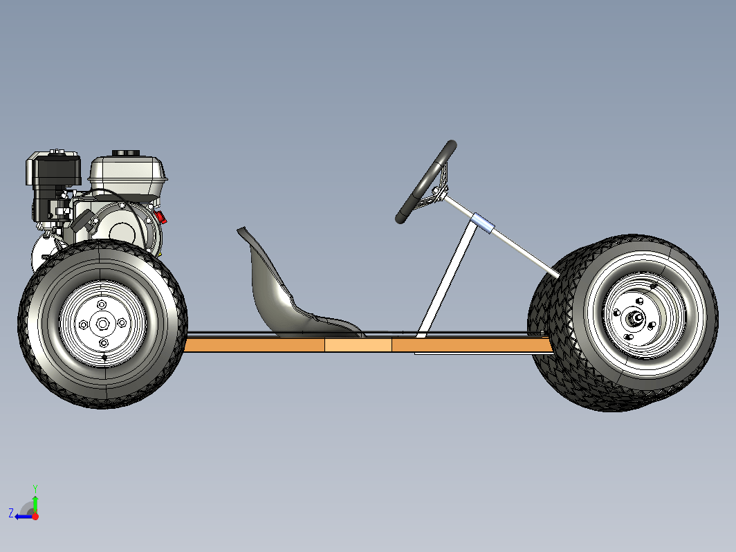 Big Wheel Go Kart 卡丁车结构