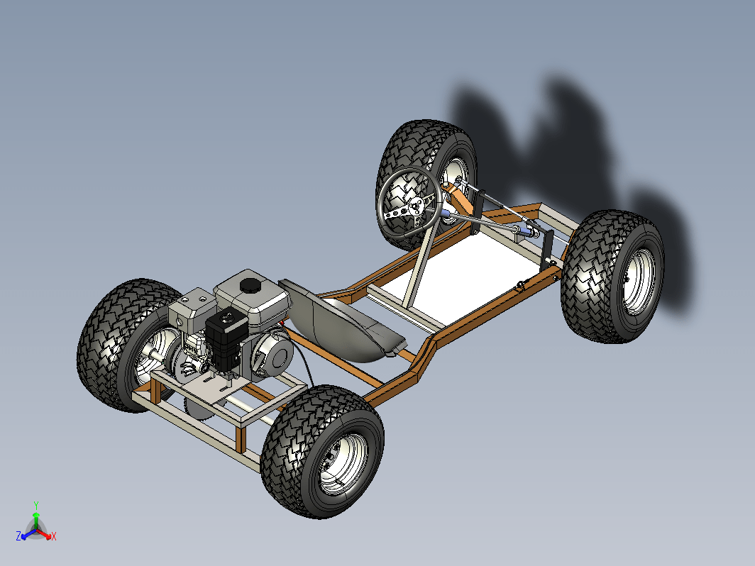 Big Wheel Go Kart 卡丁车结构