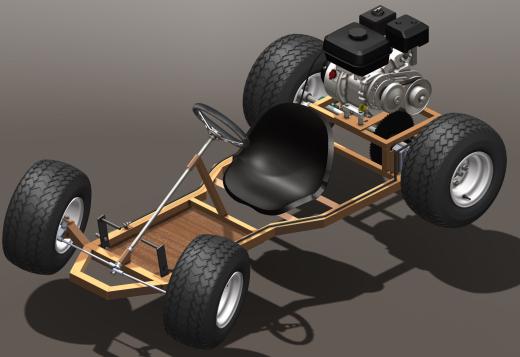 Big Wheel Go Kart 卡丁车结构缩略图