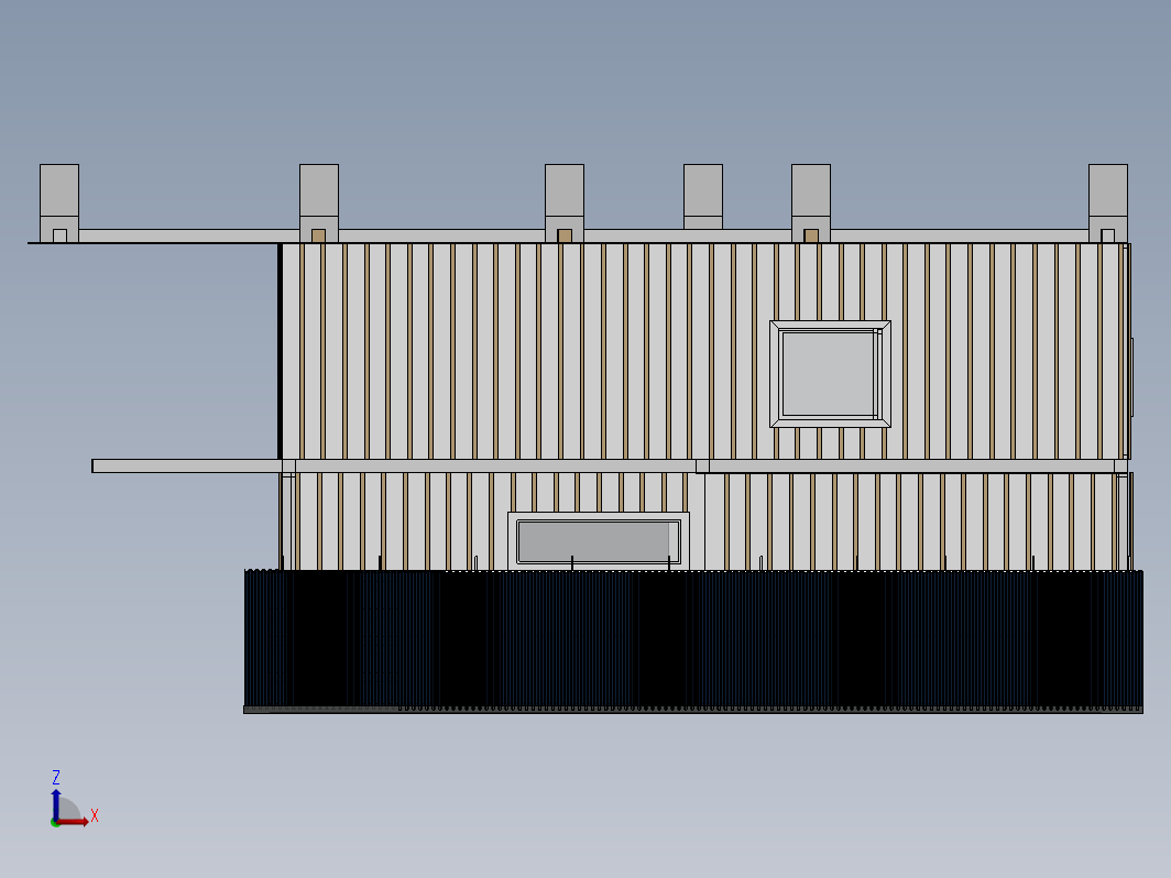 Wood House简易小木屋模型