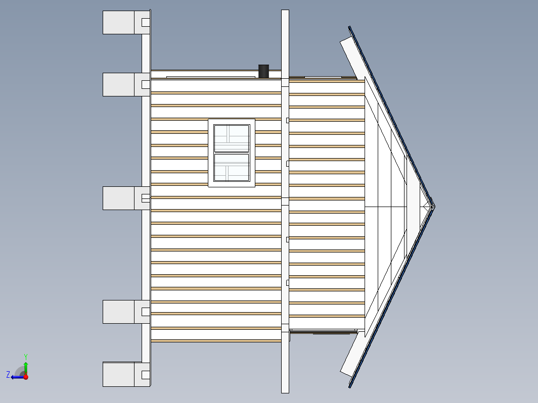 Wood House简易小木屋模型