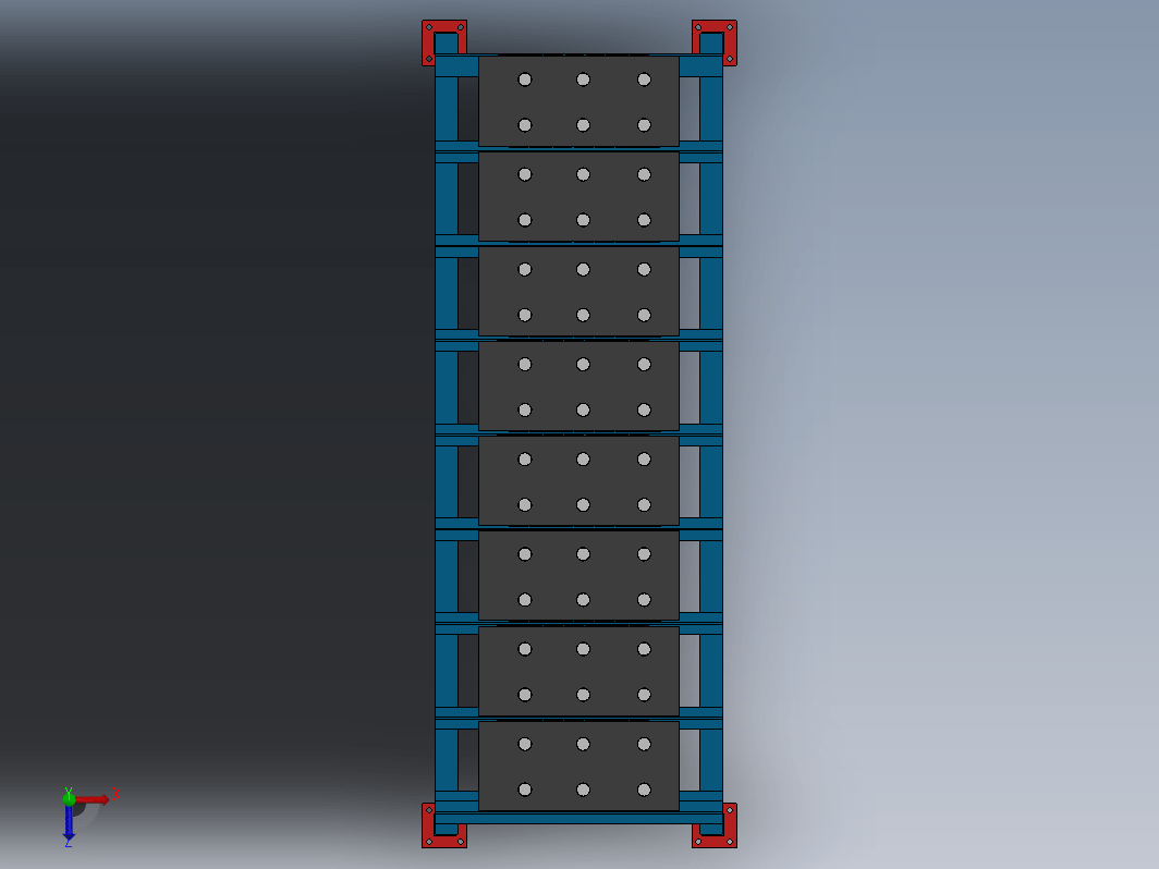 720x600x260轻型货架