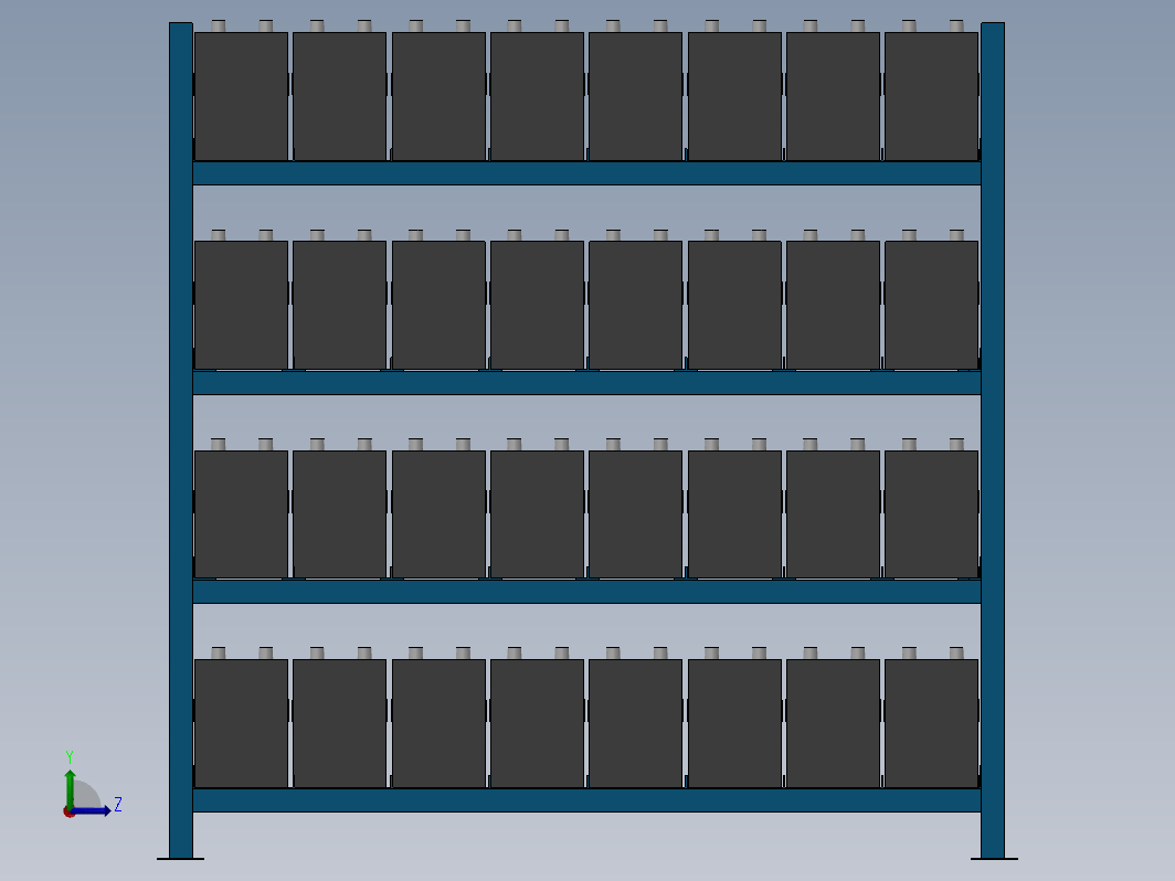 720x600x260轻型货架