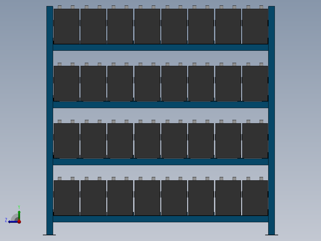 720x600x260轻型货架