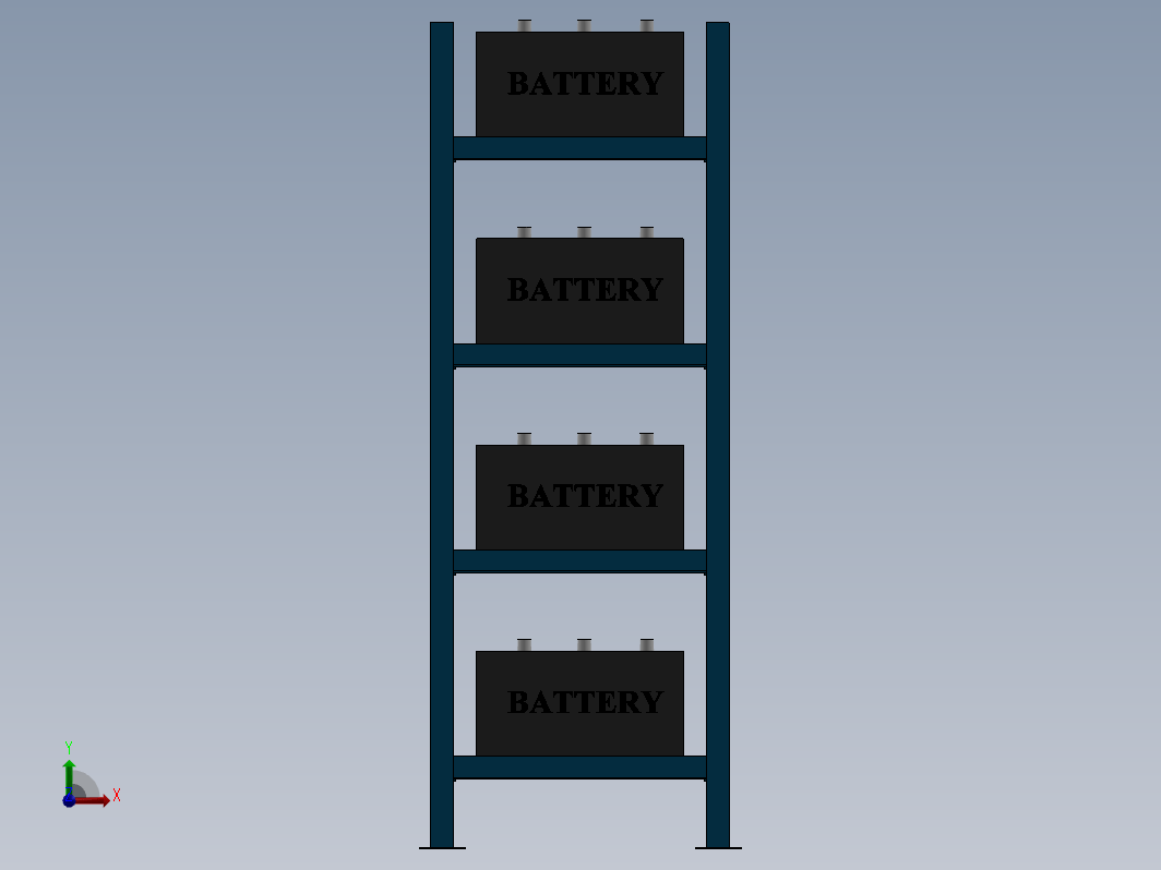 720x600x260轻型货架