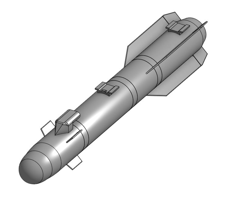 AGM-114地狱火导弹模型