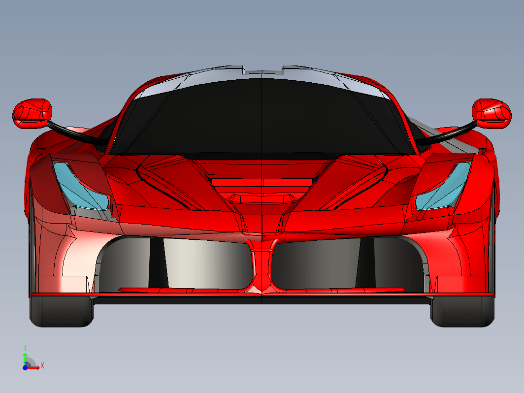 LaFerrari Sports Car跑车外壳