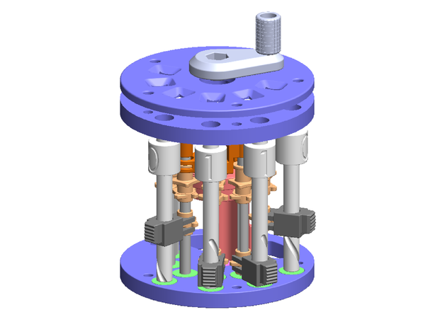 二进制机械计算器 Curta-Inspired