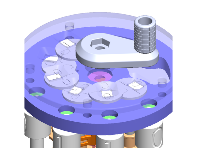 二进制机械计算器 Curta-Inspired